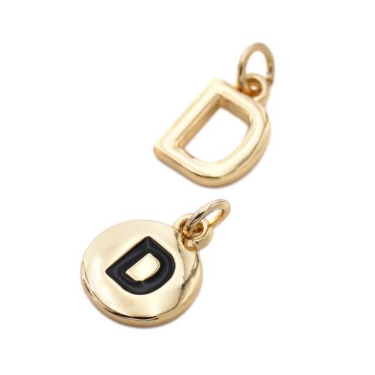 Gold plated letter charms Clearance